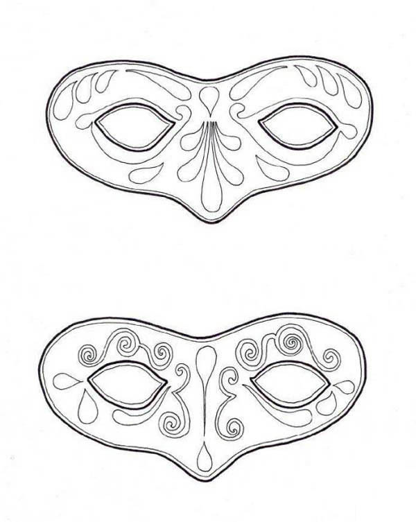 Free Printable Masquerade Masks Babylon Yahoo Search