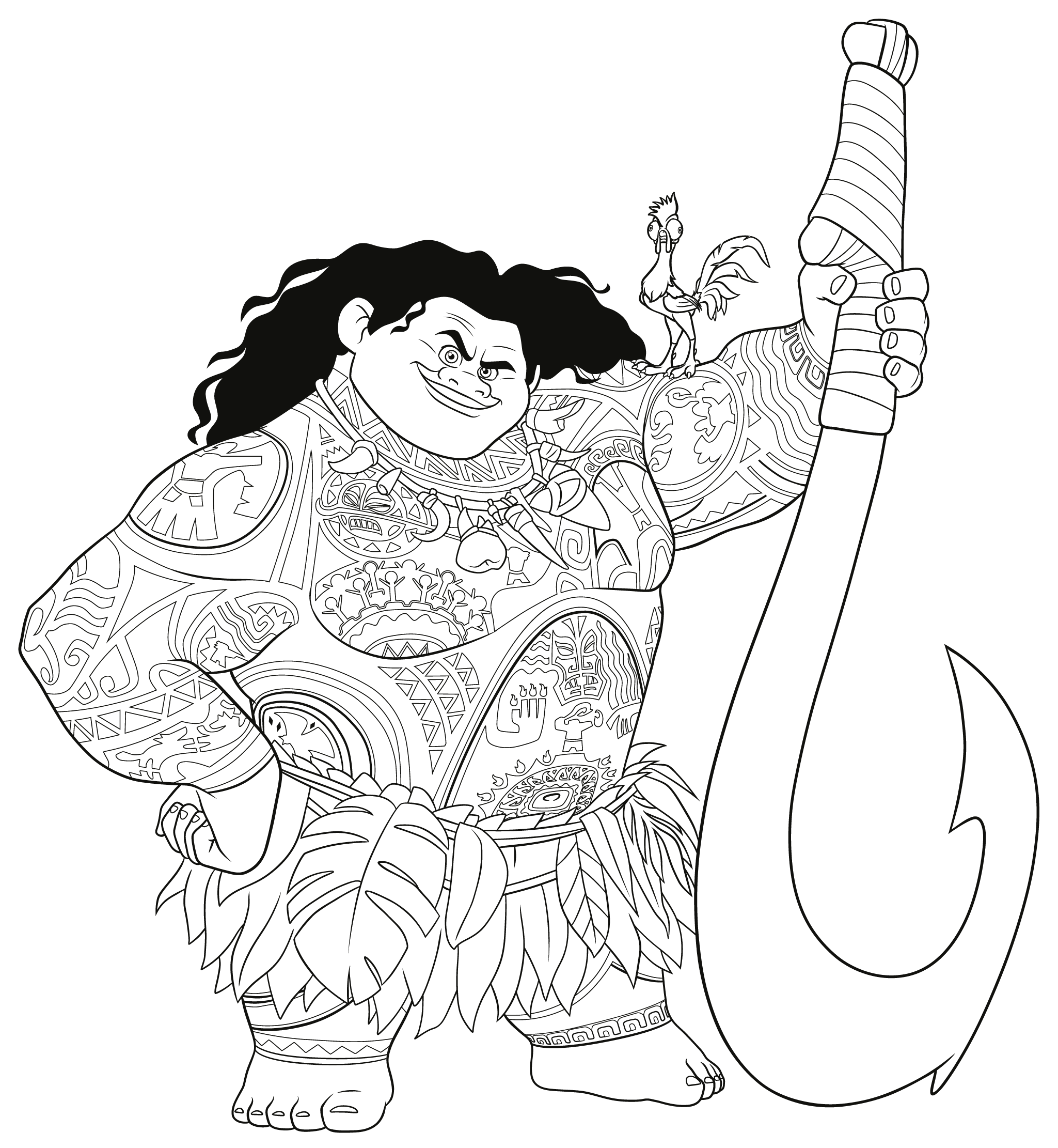 Maui Coloring Pages At GetDrawings Free Download