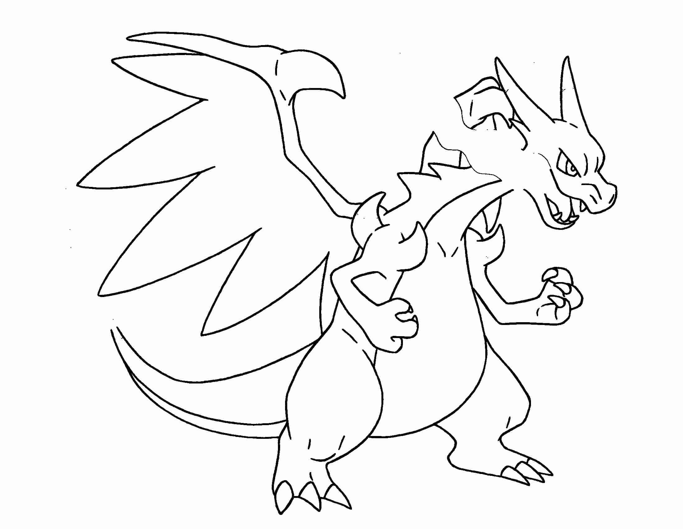 Mega Pokemon Coloring Pages Printable At GetDrawings Free Download