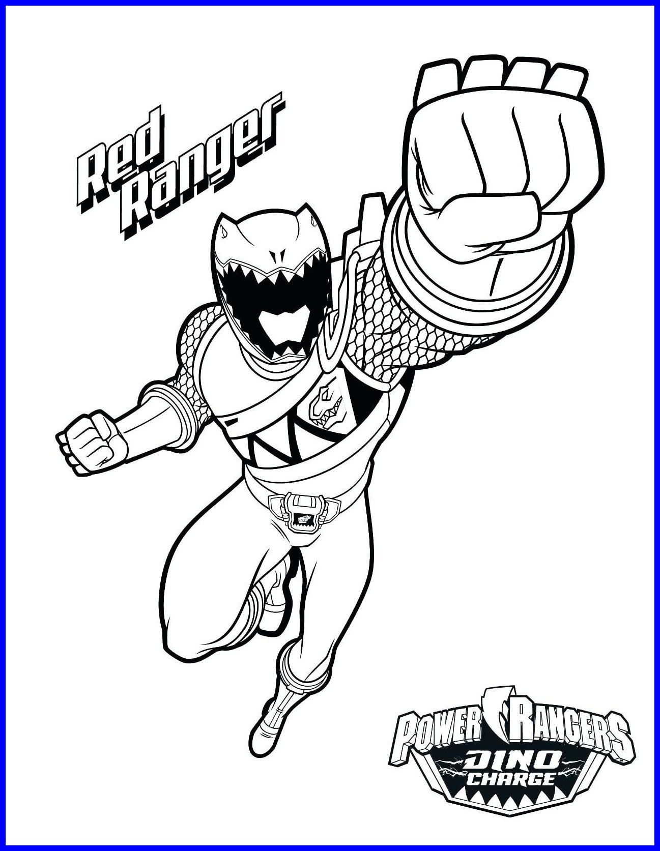 Megazord Coloring Pages at GetDrawings | Free download