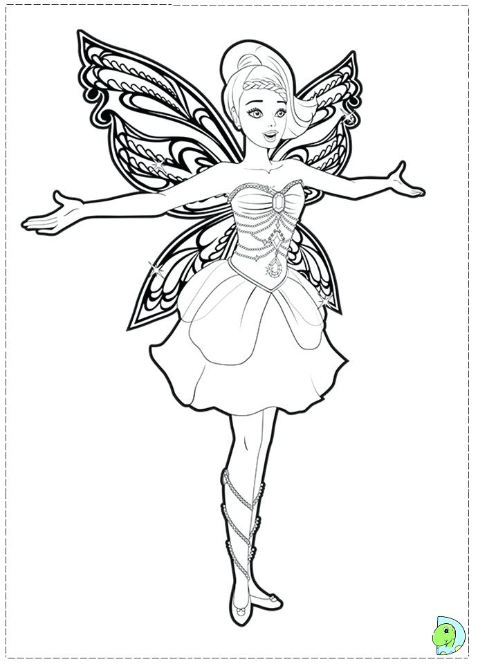 fairy princess coloring pages