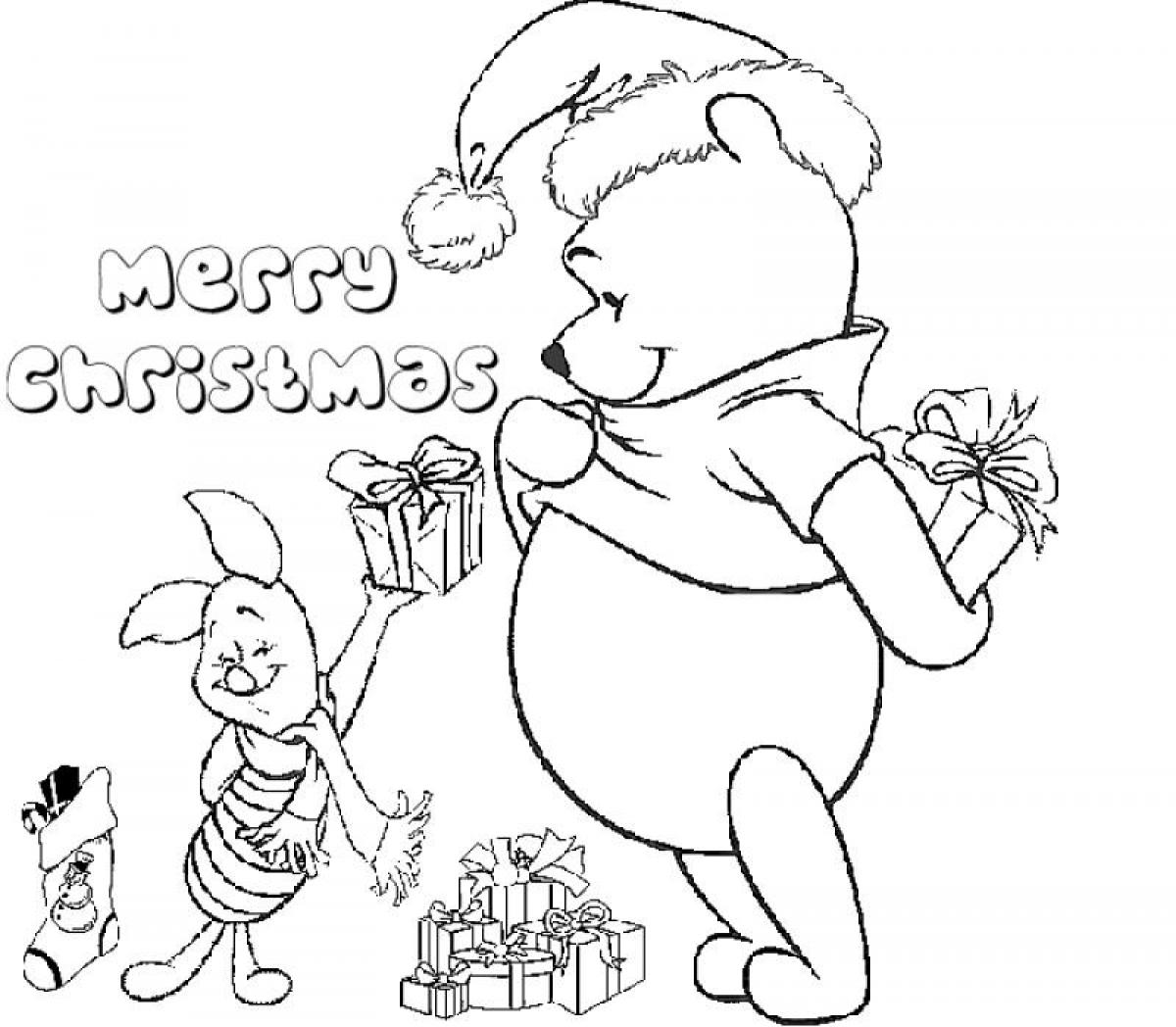 Merry Christmas Coloring Pages Print At GetDrawings Free Download