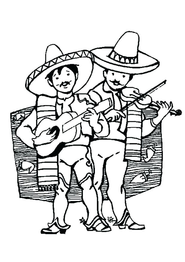 Mexican Independence Day Coloring Pages At GetDrawings Free Download