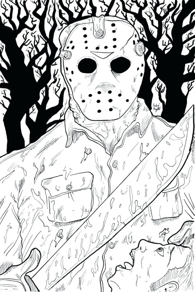 Michael Myers Coloring Pages at GetDrawings Free download