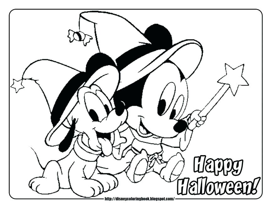 Animal Free Mickey Mouse Thanksgiving Coloring Pages 