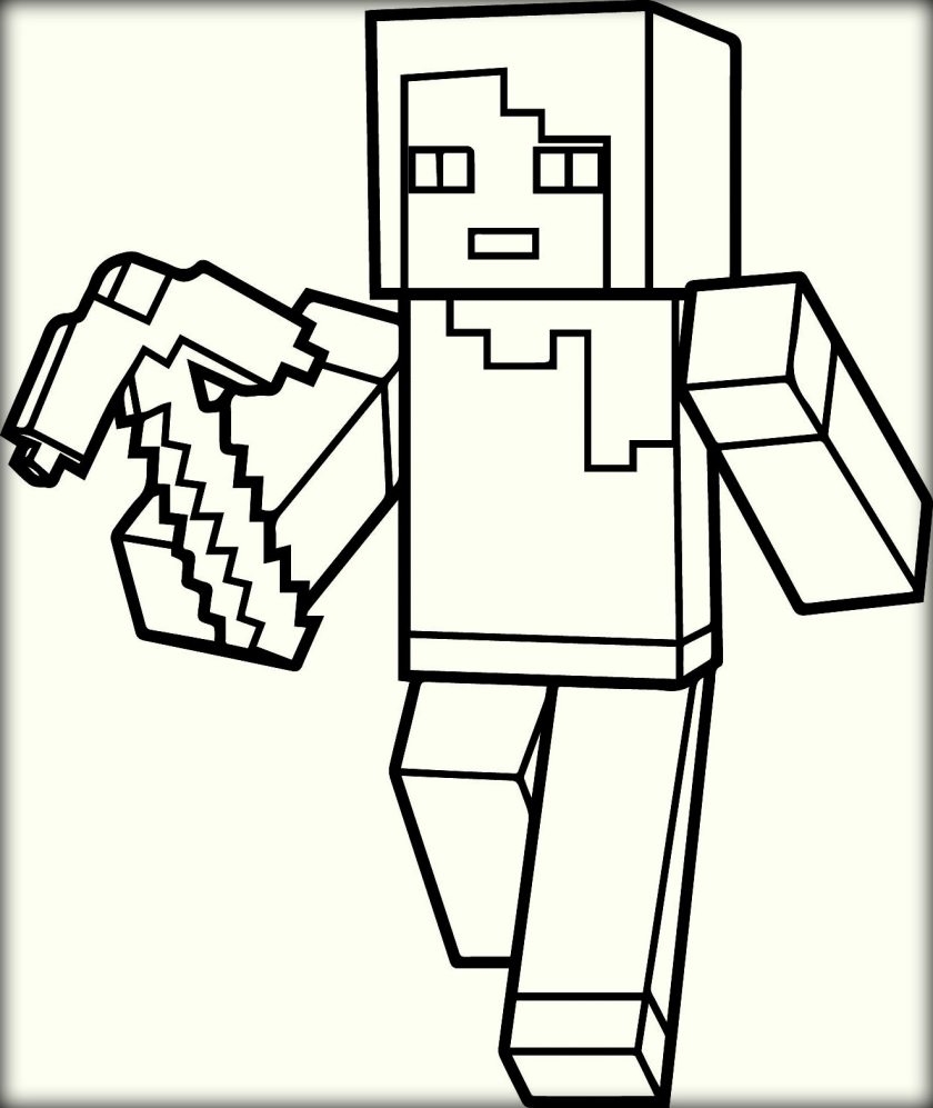 Minecraft Alex Coloring Pages at GetDrawings.com | Free for personal