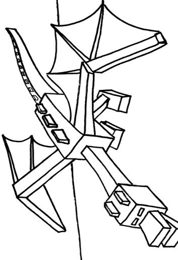 Minecraft Coloring Pages Ender Dragon at GetDrawings | Free download