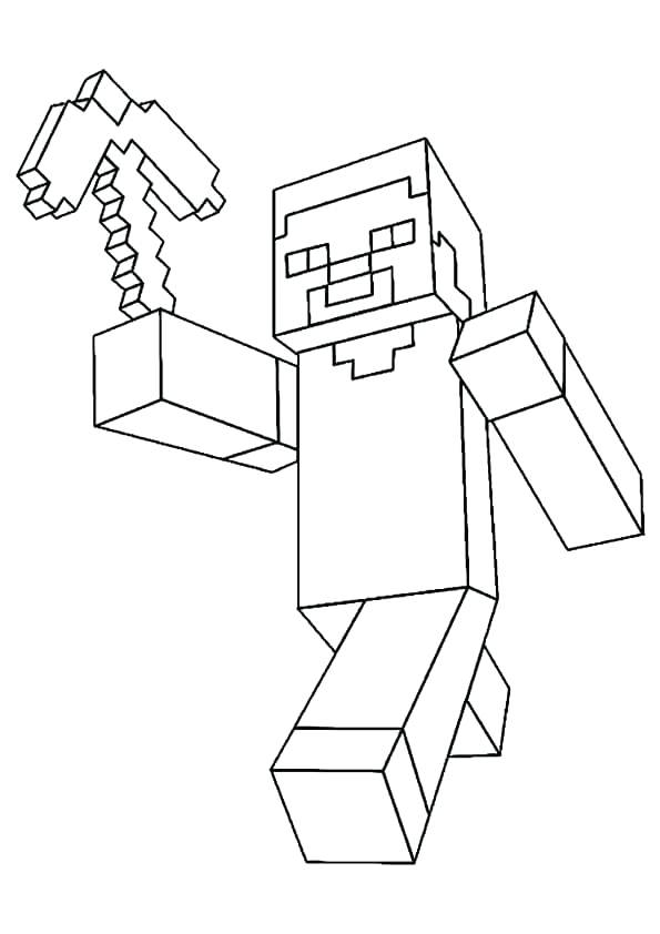 Minecraft Coloring Pages Wither At Getdrawings Free Download