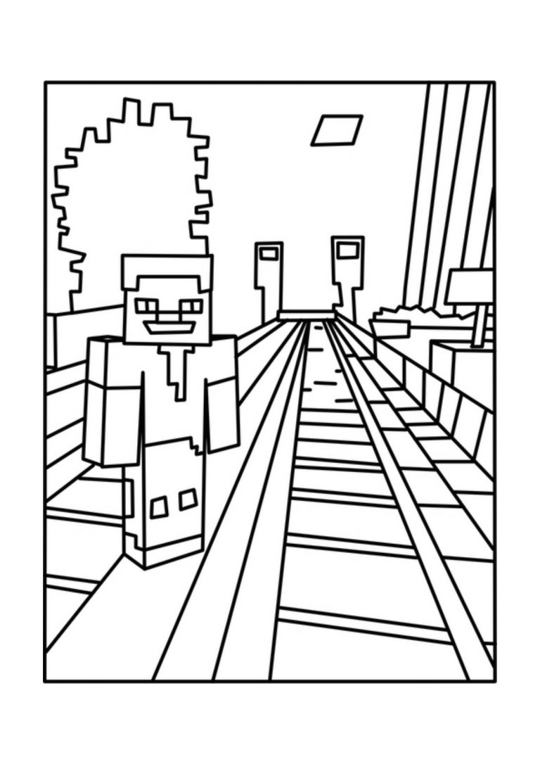 Minecraft Easter Coloring Pages at GetDrawings | Free download