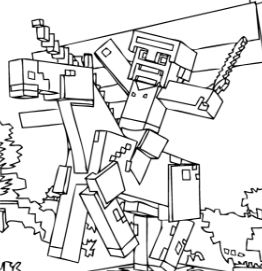 Minecraft Horse Coloring Pages At Getdrawings Free Download