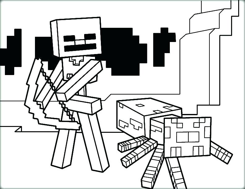 minecraft coloring pages creepers