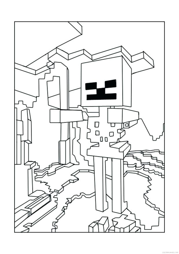 Minecraft Spider Coloring Pages At Getdrawings Free Download 