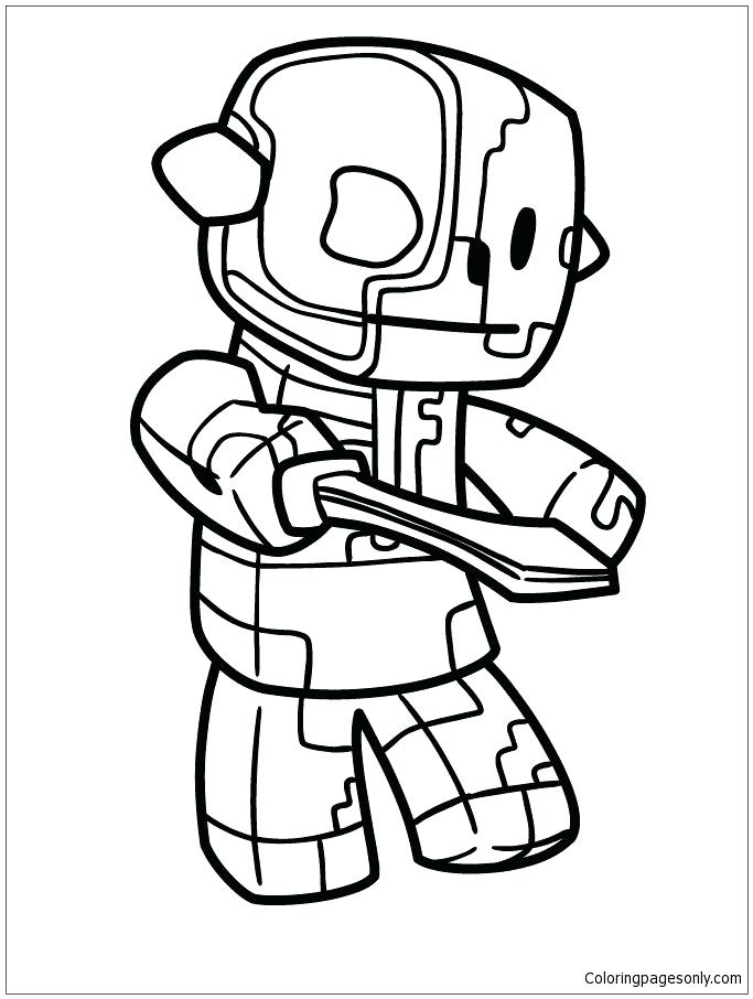 Minecraft Coloring Pages Stampy : Minecraft Stampy Cat Coloring Pages