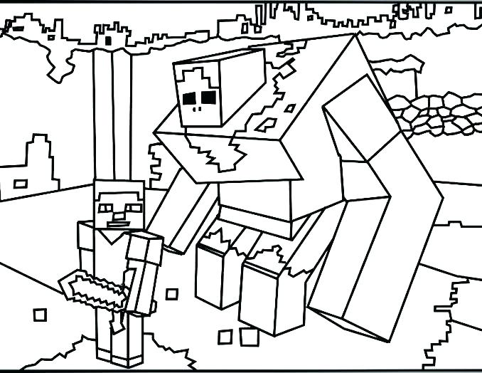 Minecraft Steve Coloring Pages Printable at GetDrawings | Free download