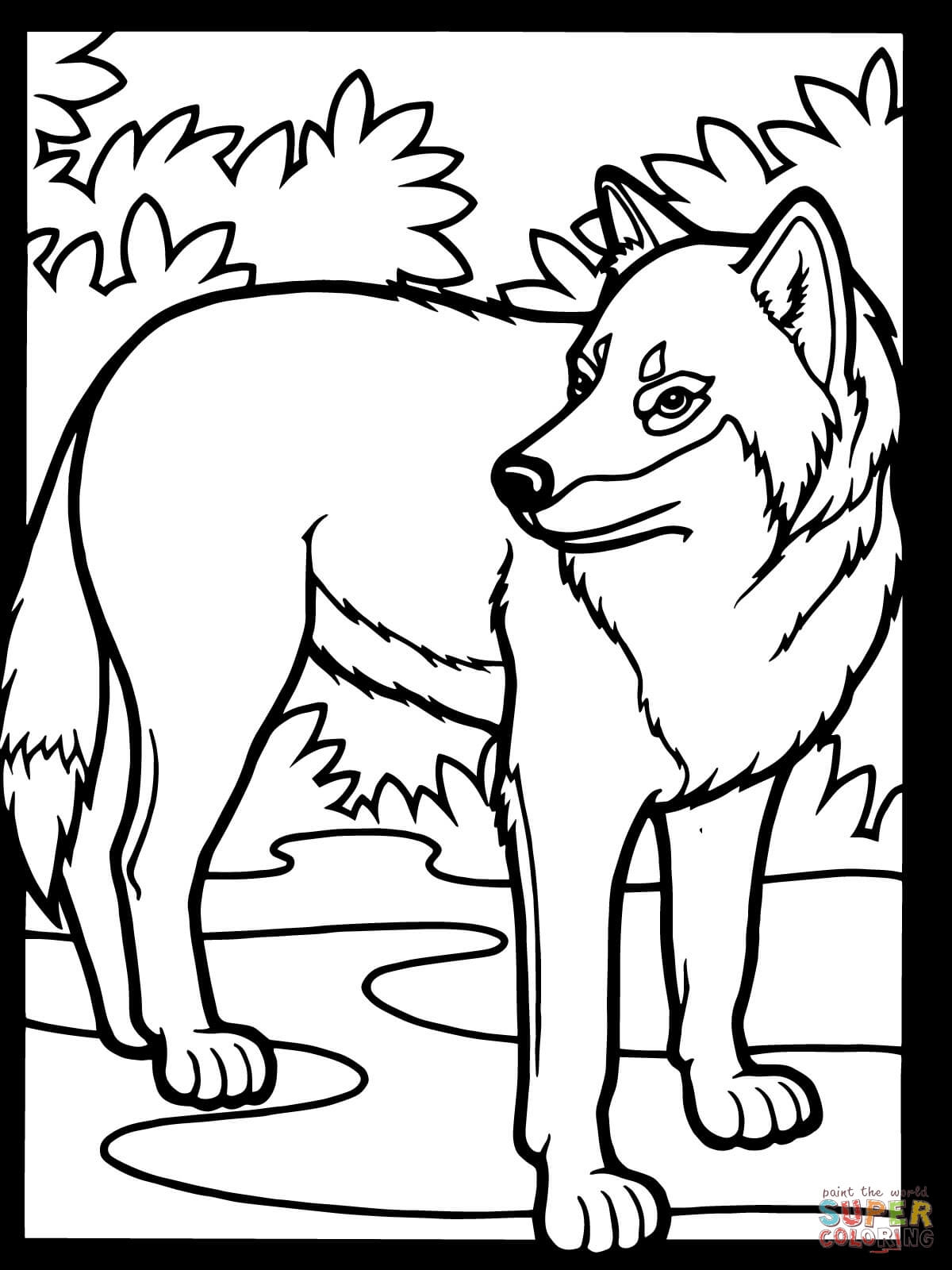 Minecraft Wolf Coloring Pages at GetDrawings | Free download