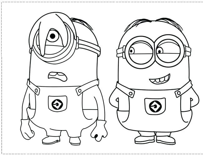 Minion Valentine Coloring Pages at GetDrawings | Free download