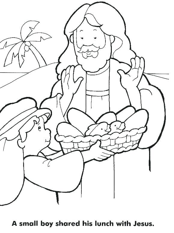 Miracles Of Jesus Coloring Pages at GetDrawings | Free download