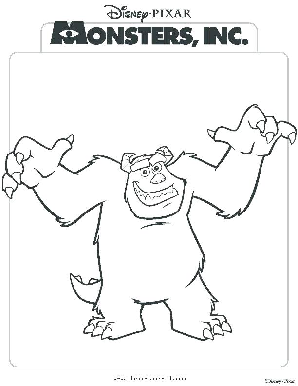 Monsters Inc Boo Coloring Pages at GetDrawings | Free download
