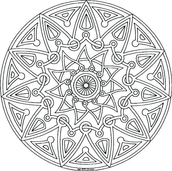 Moon Mandala Coloring Pages at GetDrawings | Free download