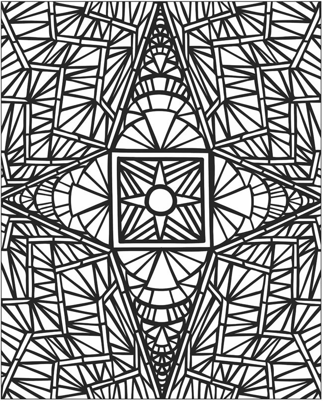 Mosaic Coloring Pages At Getdrawings Free Download