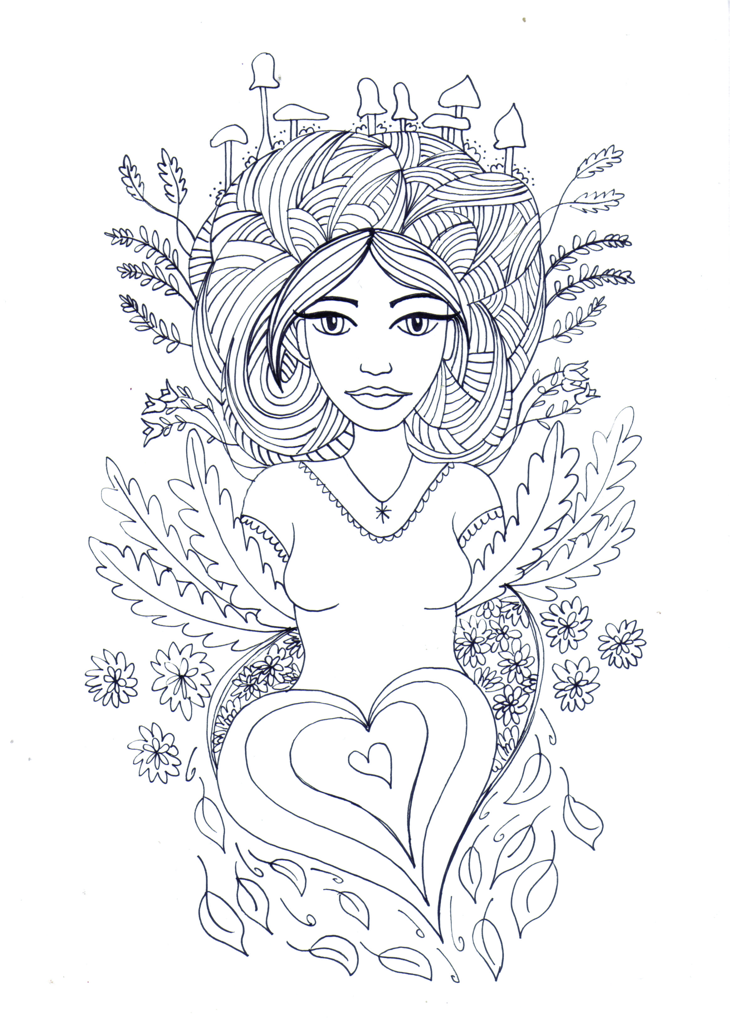 Mother Earth Coloring Pages at GetDrawings | Free download