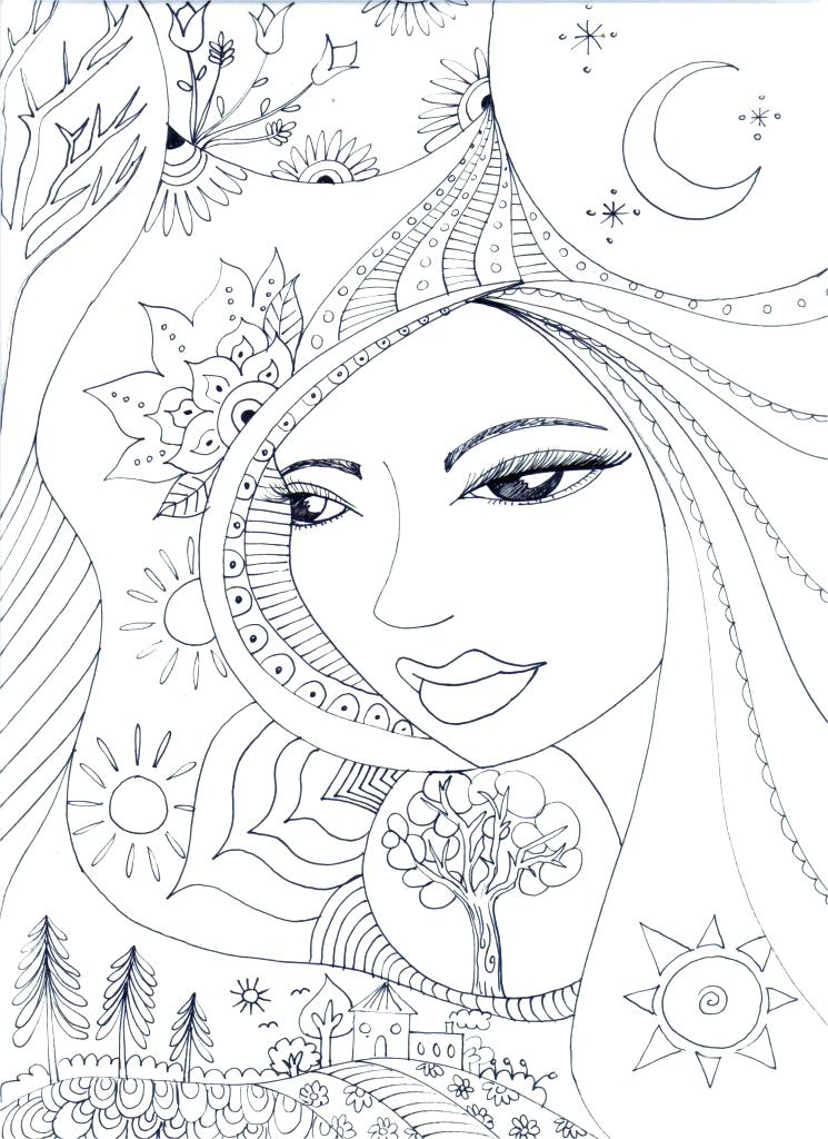 Mother Earth Coloring Pages at GetDrawings | Free download