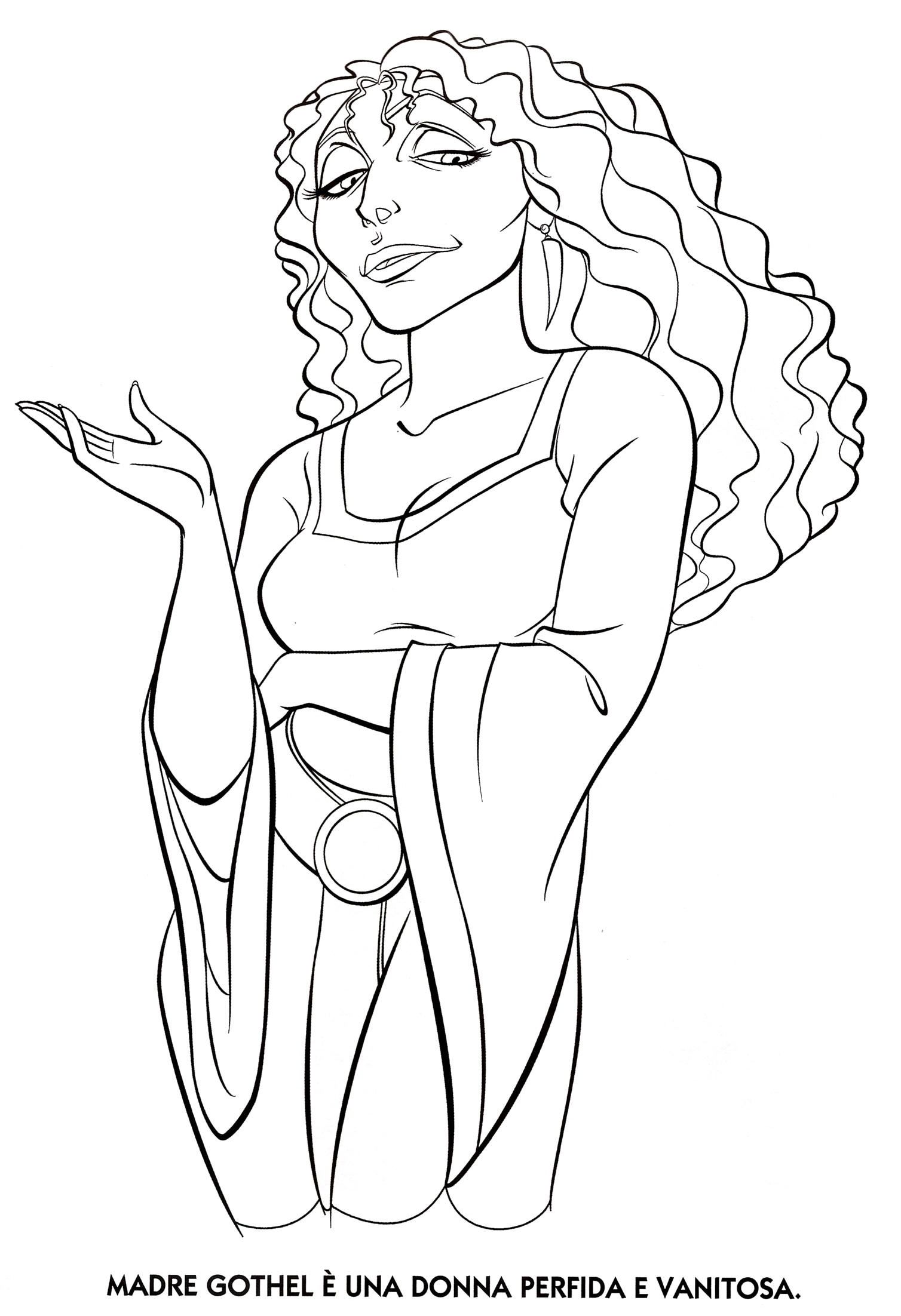 Mother Gothel Coloring Pages At Getdrawings Free Download 3203