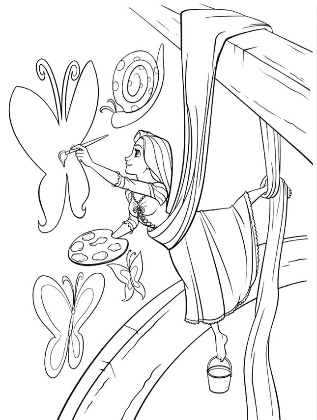 Tangled Mother Gothel Coloring Pages Coloring Pages