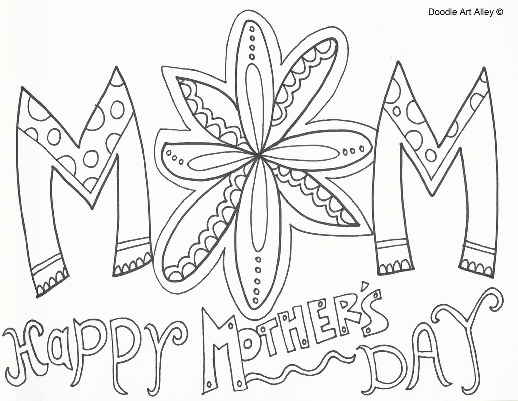 Mothers Day Coloring Pages To Print at GetDrawings | Free download