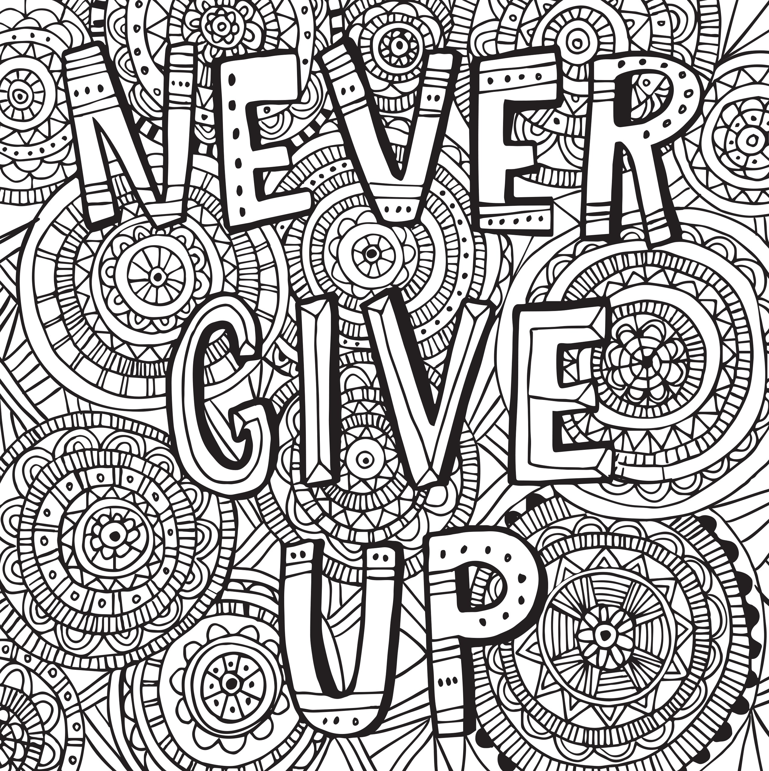 Motivational Coloring Pages For Adults At GetDrawings Free Download
