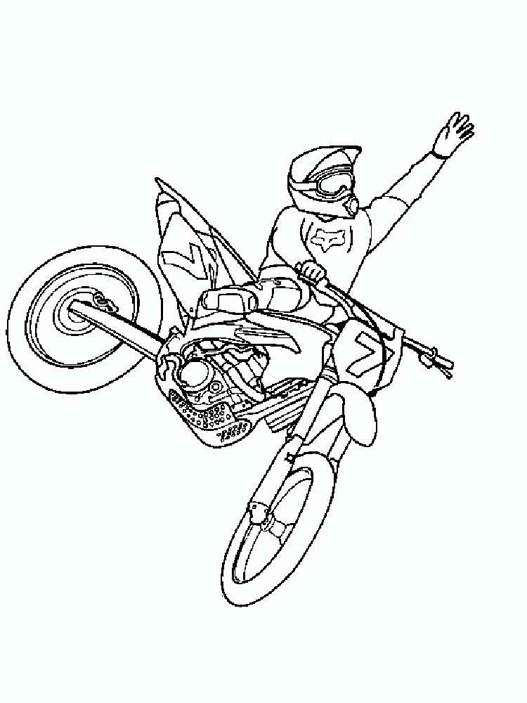 Motocross Coloring Pages at GetDrawings | Free download