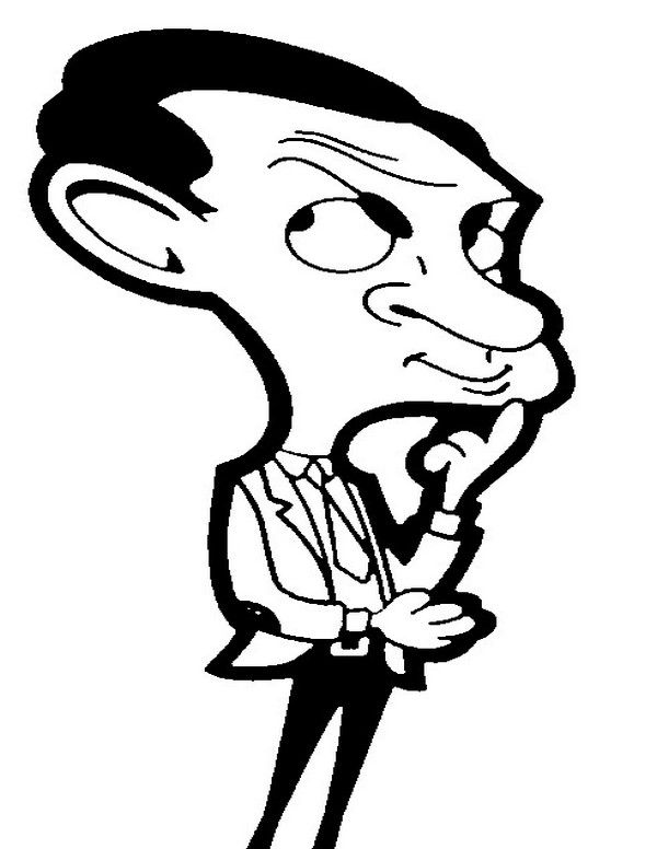 Mr Bean Coloring Pages at GetDrawings | Free download