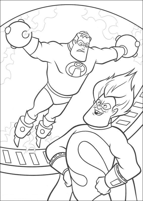 Mr Incredible Coloring Pages At GetDrawings | Free Download