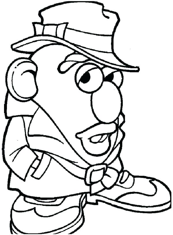 Mr Potato Head Printable Coloring Pages At Getdrawings 