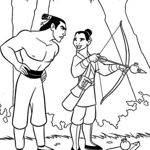 The best free Mulan coloring page images. Download from 249 free