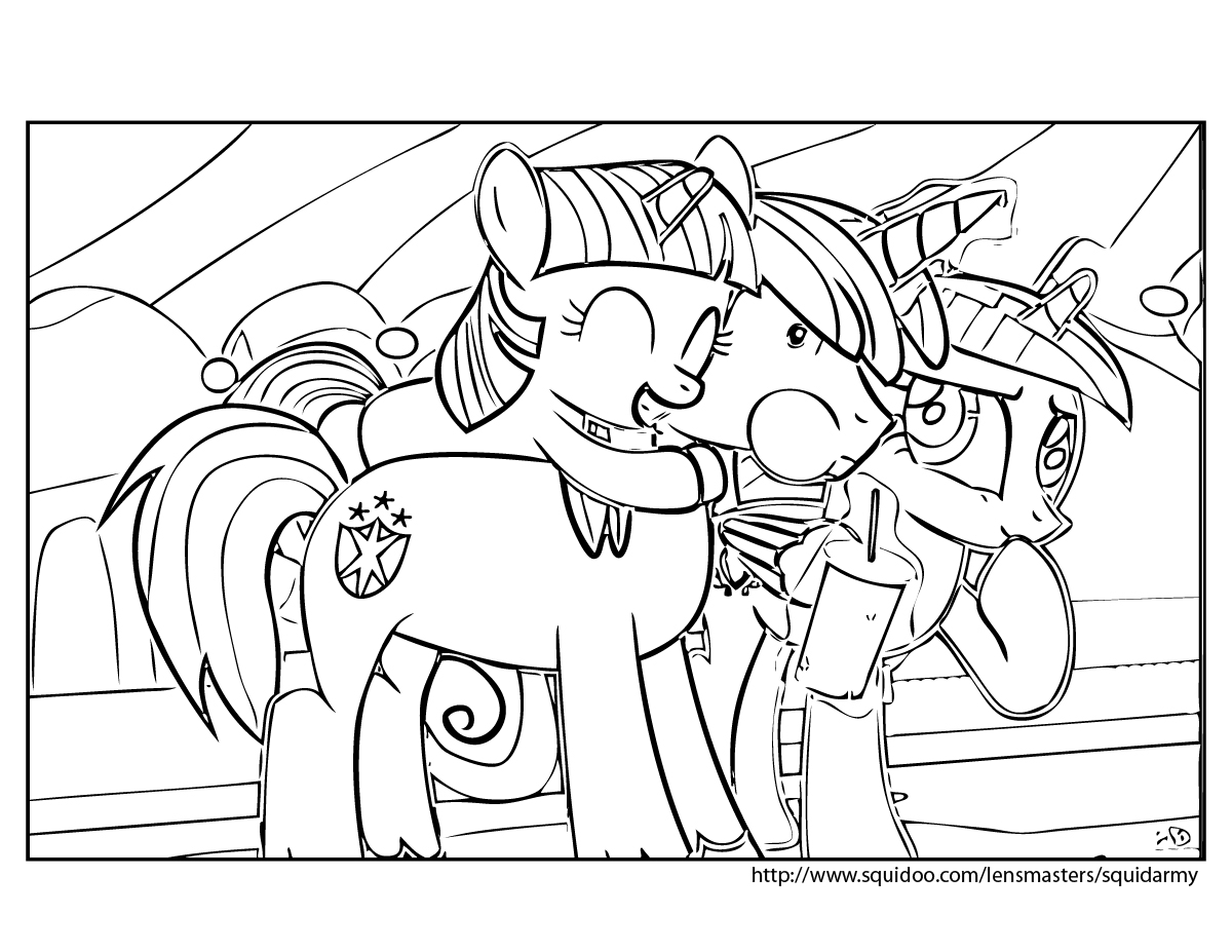 My Little Pony Christmas Coloring Pages at GetDrawings | Free download