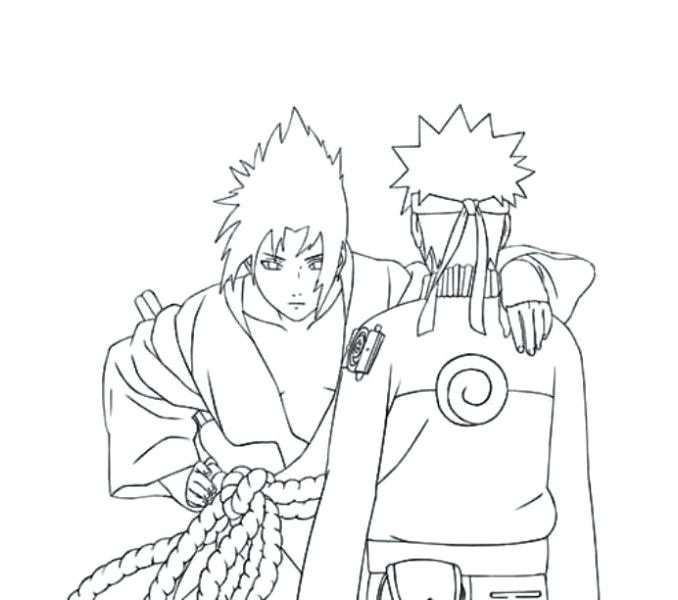 Naruto Sage Mode Coloring Pages.
