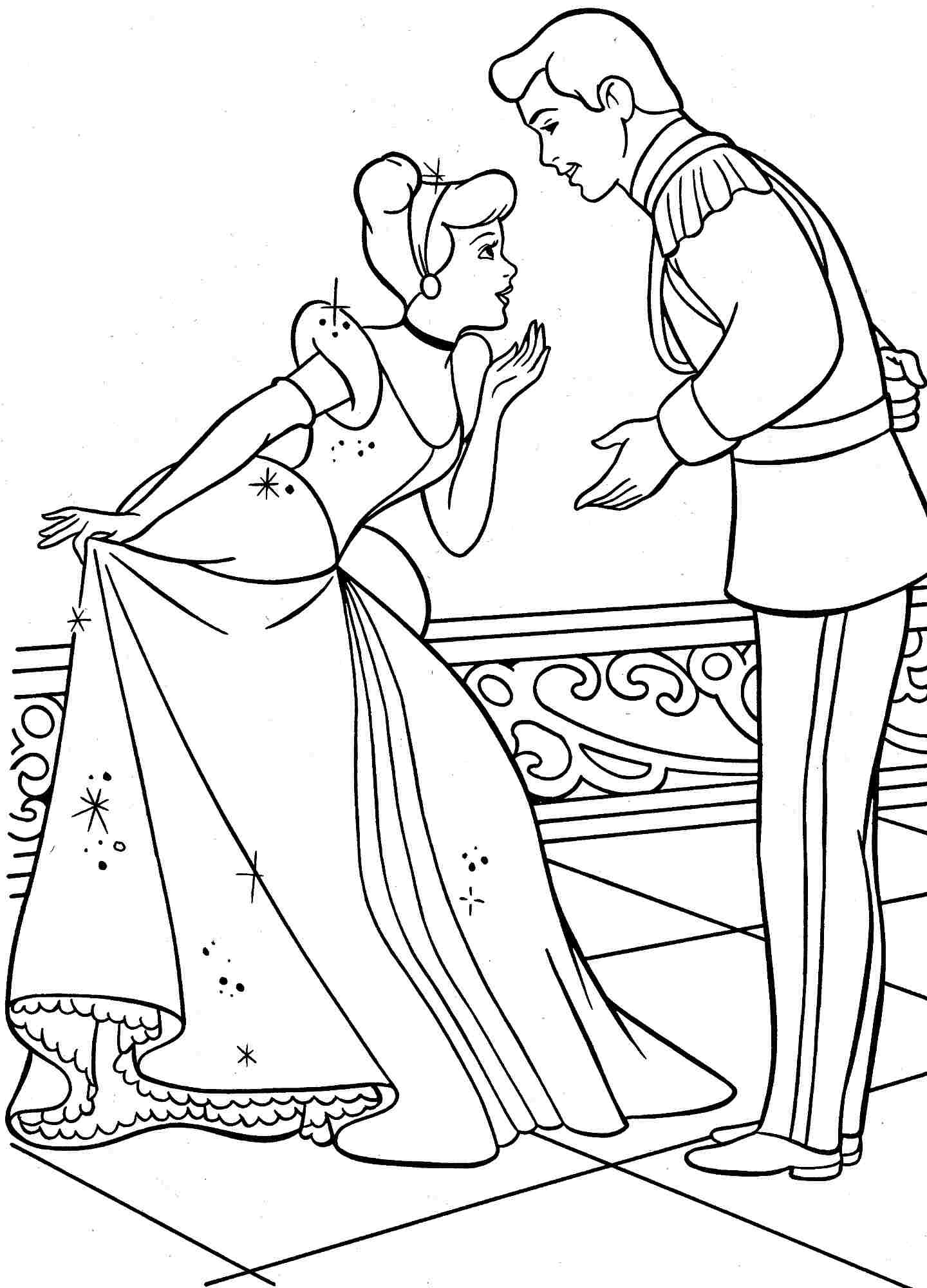 New Cinderella Coloring Pages At Getdrawings Free Download 3113