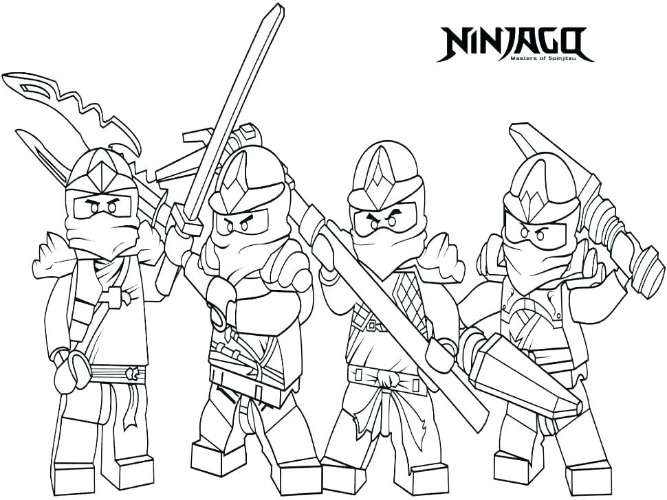 New Ninjago Coloring Pages At Getdrawings | Free Download