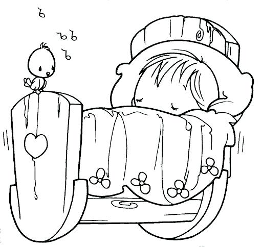 Newborn Baby Coloring Pages at GetDrawings | Free download