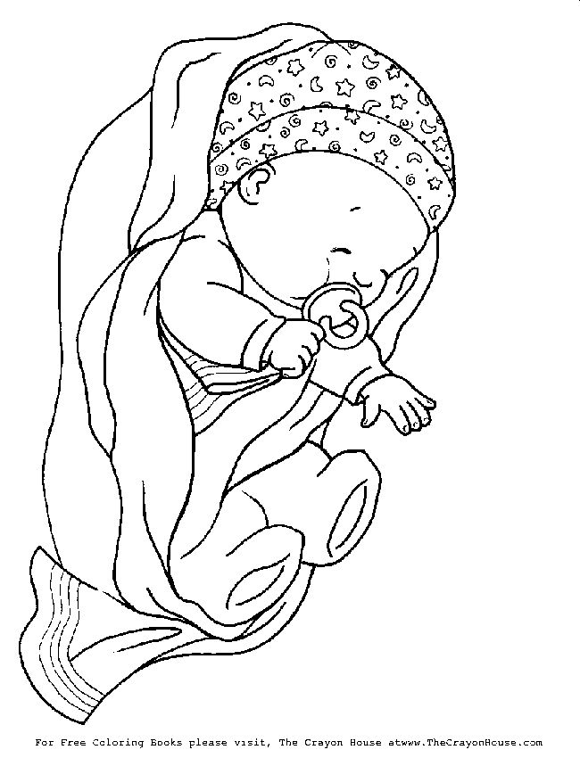 Newborn Baby Coloring Pages At Getdrawings Free Download