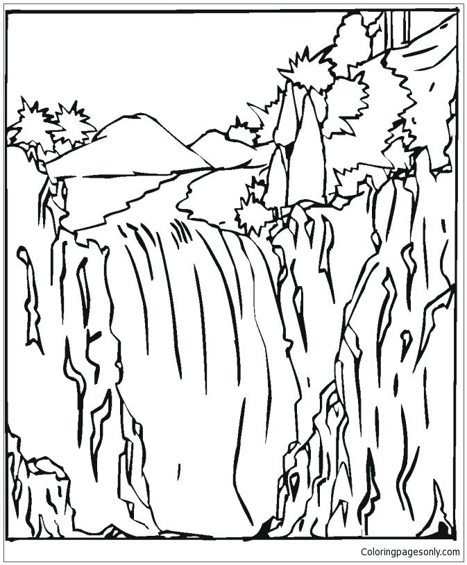 Niagara Falls Coloring Pages At Getdrawings Free Download