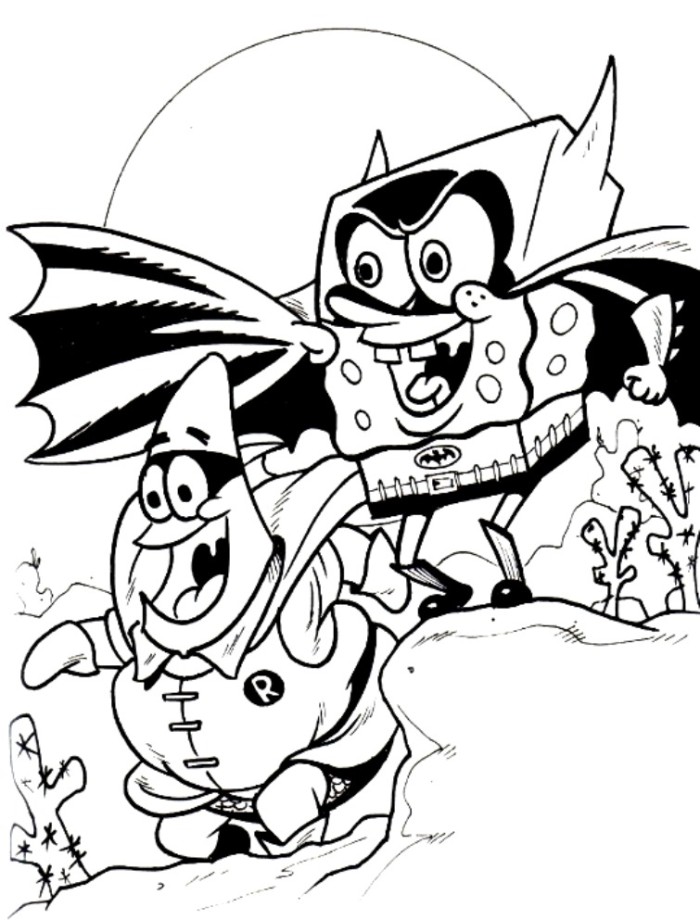 Nickelodeon Halloween Coloring Pages at GetDrawings | Free download