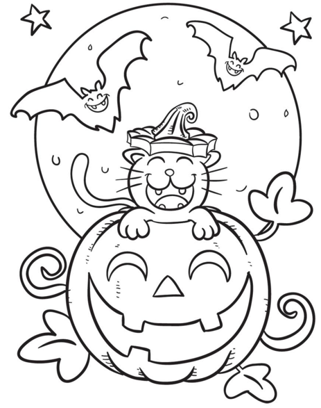 Nickelodeon Halloween Coloring Pages at GetDrawings | Free download