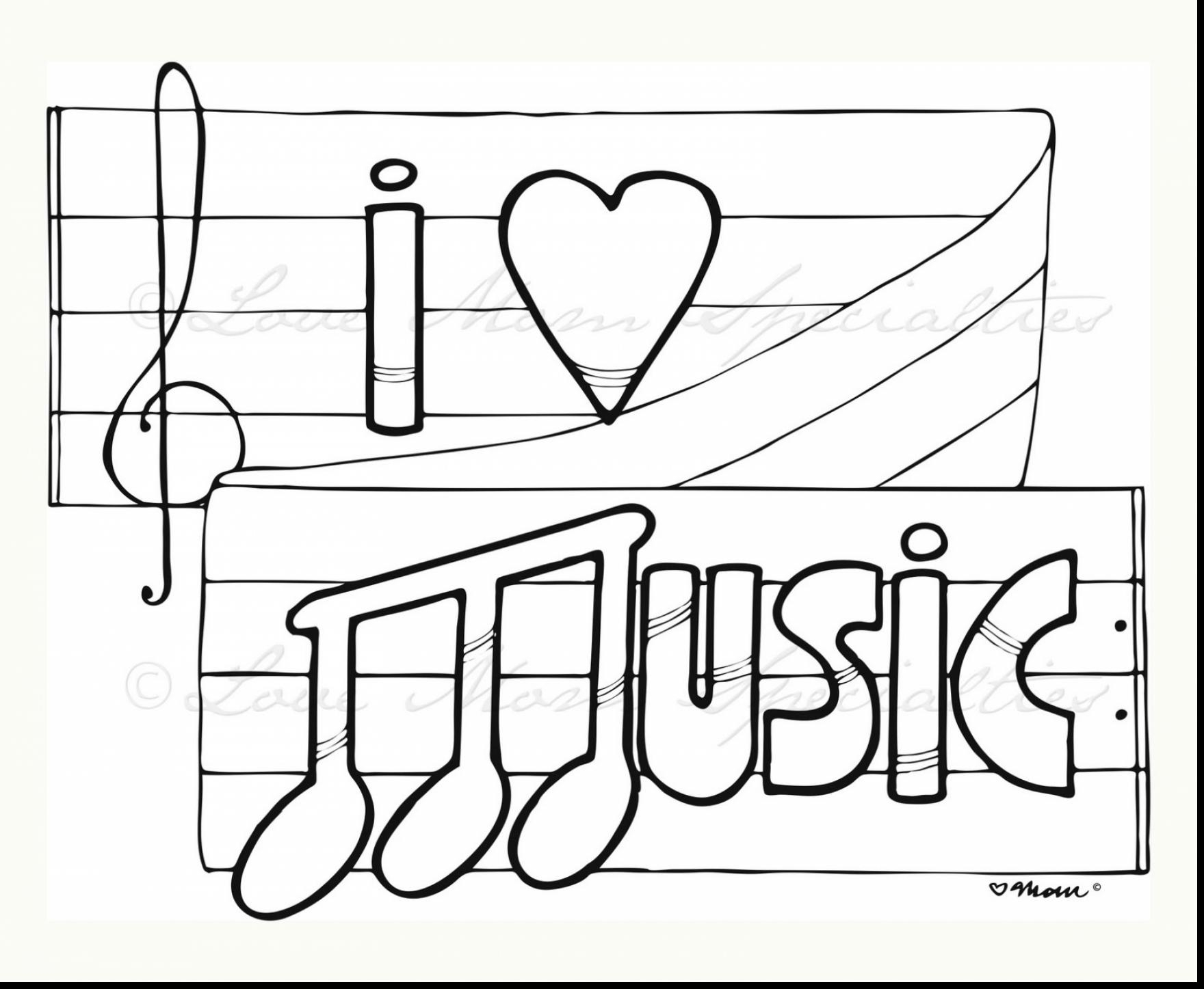Note Coloring Pages At GetDrawings Free Download