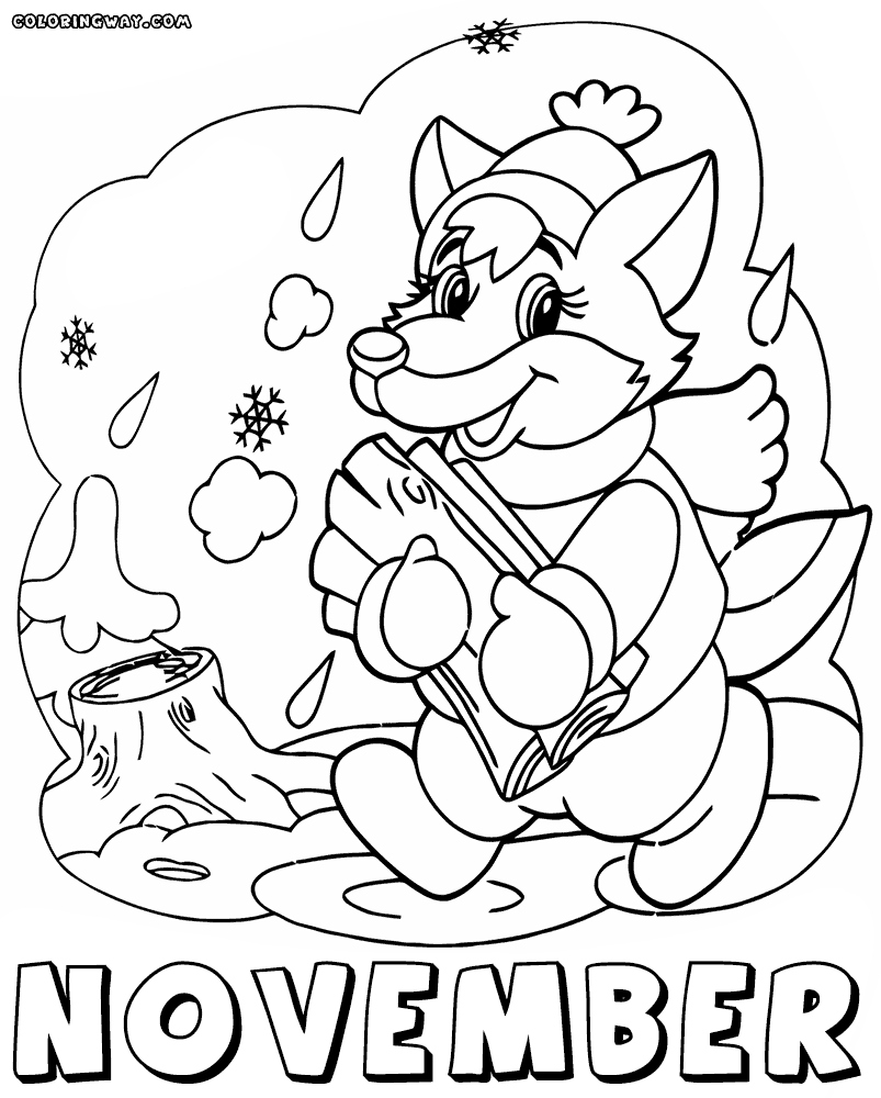 November Printable Coloring Pages At GetDrawings Free Download