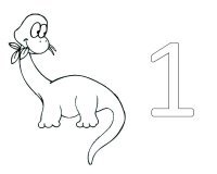 Number 1 Coloring Pages For Preschoolers at GetDrawings | Free download