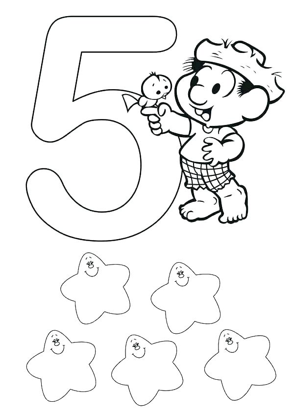 Number 5 Coloring Page at GetDrawings | Free download