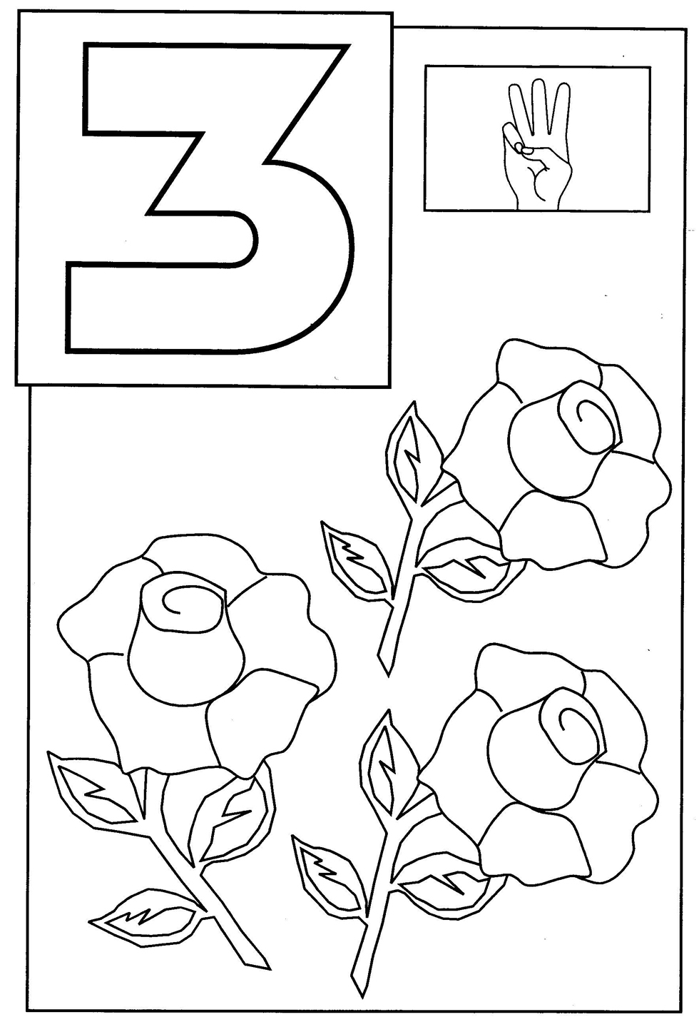 Number Coloring Pages For Toddlers at GetDrawings | Free download
