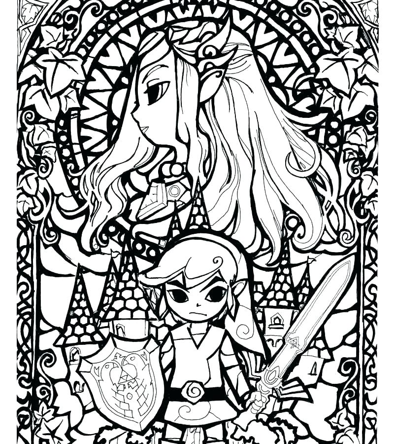 Ocarina Of Time Coloring Pages at GetDrawings  Free download